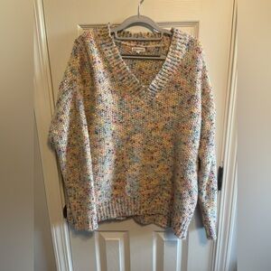 Multicolor Knit Women's Sweater